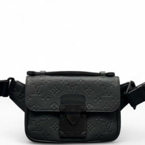 Louis Vuitton S Lock Sling Bag Monogram Empreinte Black