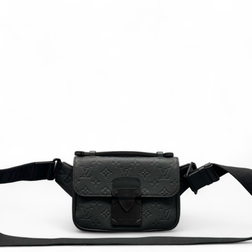 Louis Vuitton S Lock Sling Bag Monogram Empreinte Black