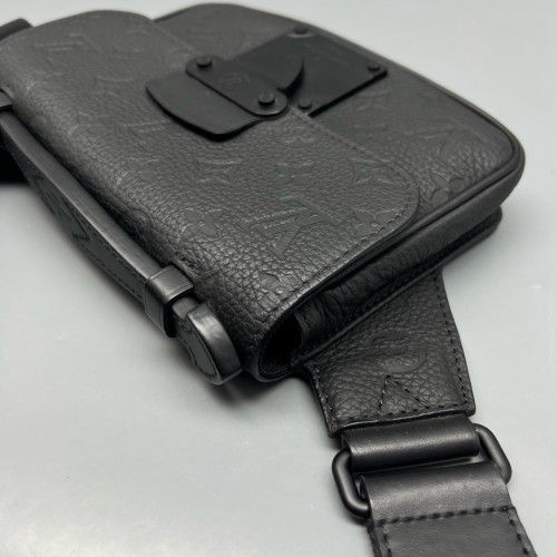 Louis Vuitton S Lock Sling Bag Monogram Empreinte Black