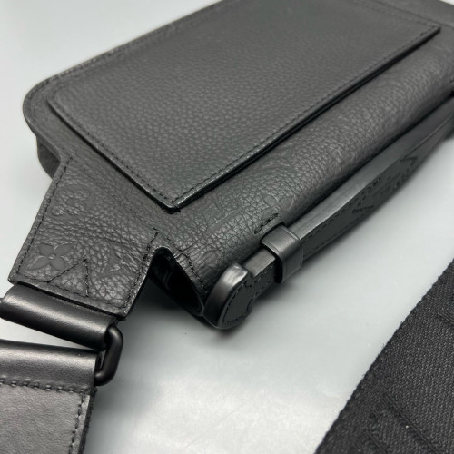 Louis Vuitton S Lock Sling Bag Monogram Empreinte Black