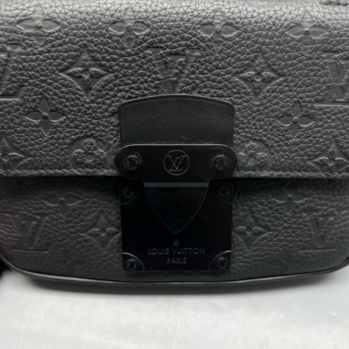Louis Vuitton S Lock Sling Bag Monogram Empreinte Black
