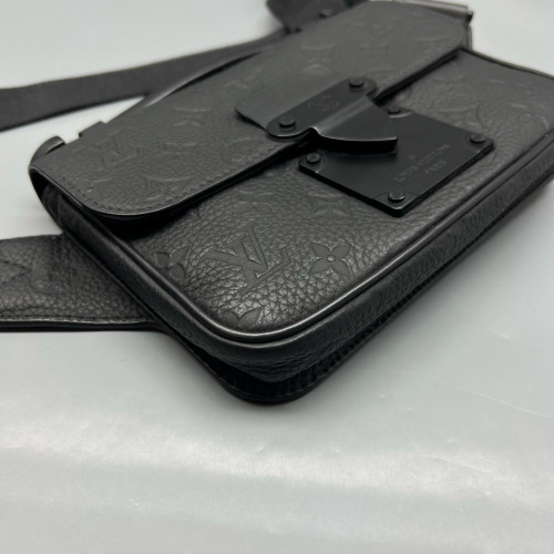 Louis Vuitton S Lock Sling Bag Monogram Empreinte Black
