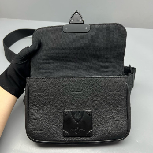 Louis Vuitton S Lock Sling Bag Monogram Empreinte Black