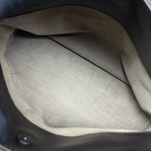 Bottega Veneta Medium Roma Tote Bag Calfskin Intrecciato Dark Brown