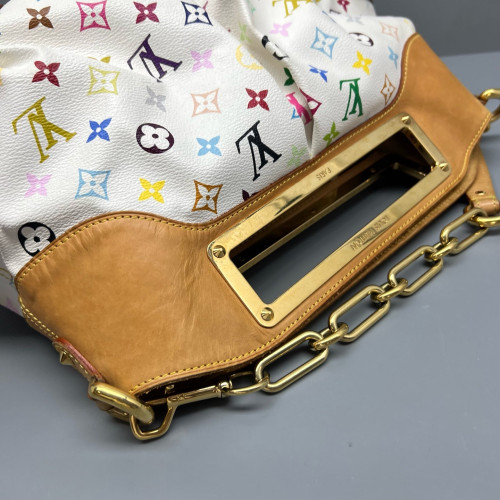 Louis Vuitton Judy MM Monogram Multicolor White