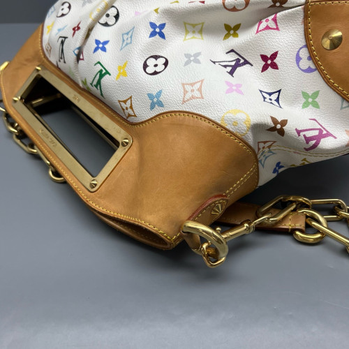 Louis Vuitton Judy MM Monogram Multicolor White