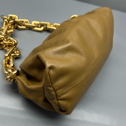 Bottega Veneta The Pouch Chain Nappa Brown