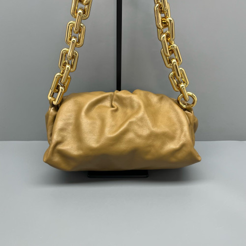 Bottega Veneta The Pouch Chain Nappa Brown