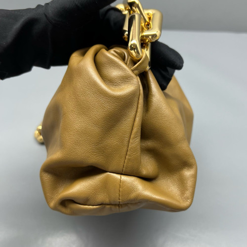 Bottega Veneta The Pouch Chain Nappa Brown