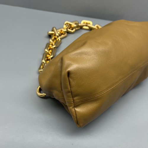 Bottega Veneta The Pouch Chain Nappa Brown