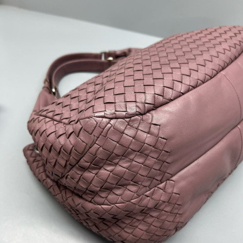Bottega Veneta Medium Campana Hobo Calfskin Intrecciato Wisteria
