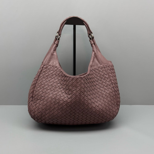 Bottega Veneta Medium Campana Hobo Calfskin Intrecciato Wisteria