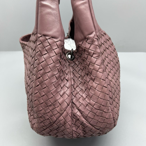 Bottega Veneta Medium Campana Hobo Calfskin Intrecciato Wisteria