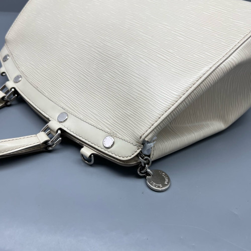 Louis Vuitton Brea MM Epi White