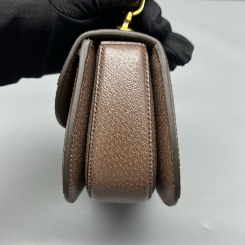 Gucci Bamboo 1947 Mini GG Supreme Monogram Beige Brown Green