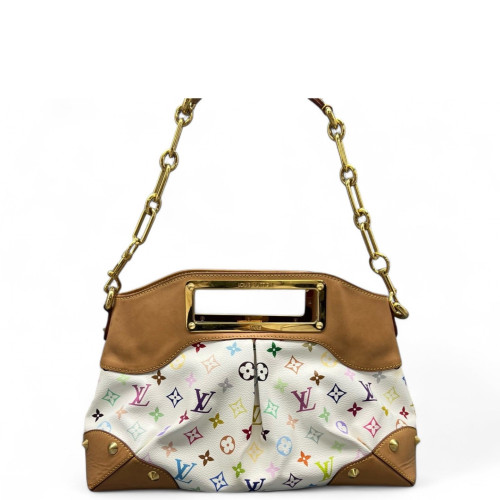 Louis Vuitton Judy MM Monogram Multicolor White