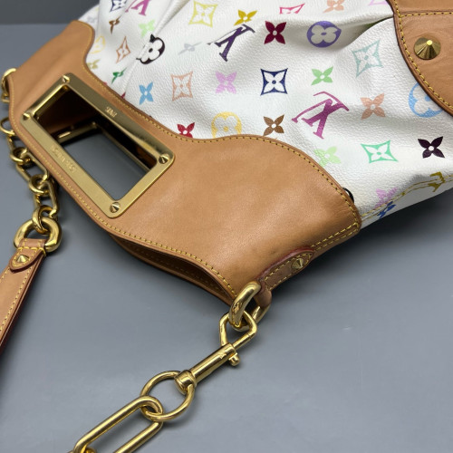 Louis Vuitton Judy MM Monogram Multicolor White