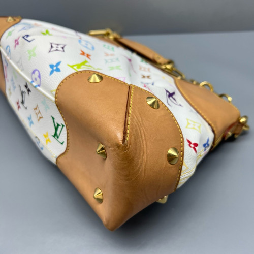 Louis Vuitton Judy MM Monogram Multicolor White