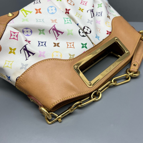 Louis Vuitton Judy MM Monogram Multicolor White