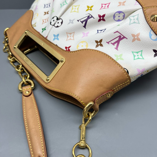 Louis Vuitton Judy MM Monogram Multicolor White