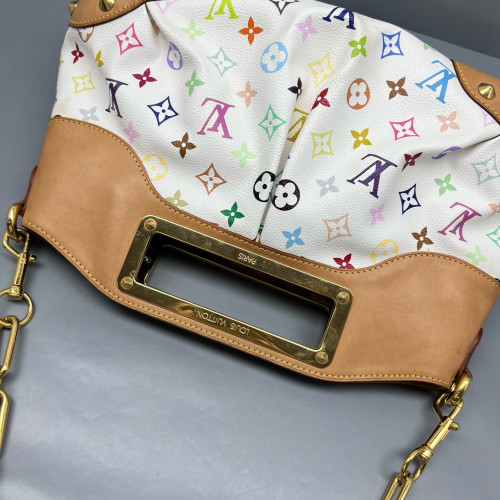 Louis Vuitton Judy MM Monogram Multicolor White