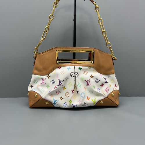 Louis Vuitton Judy MM Monogram Multicolor White