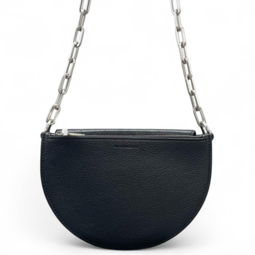 Burberry Shoulder Bag Calfskin Black