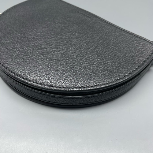 Burberry Shoulder Bag Calfskin Black