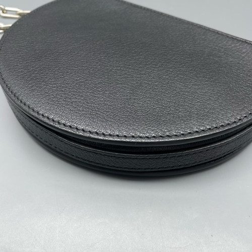 Burberry Shoulder Bag Calfskin Black