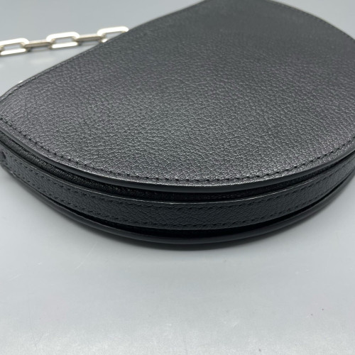 Burberry Shoulder Bag Calfskin Black
