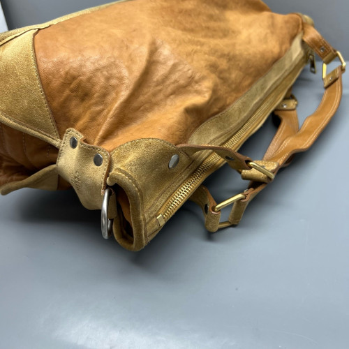 Celine Two-Way Bag Calfskin Brown