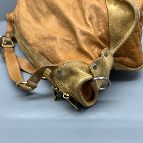 Celine Two-Way Bag Calfskin Brown