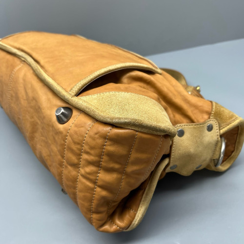 Celine Two-Way Bag Calfskin Brown