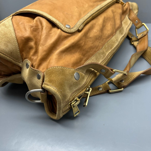 Celine Two-Way Bag Calfskin Brown