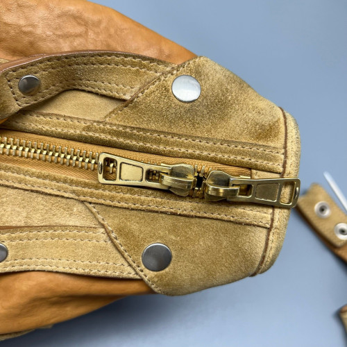 Celine Two-Way Bag Calfskin Brown