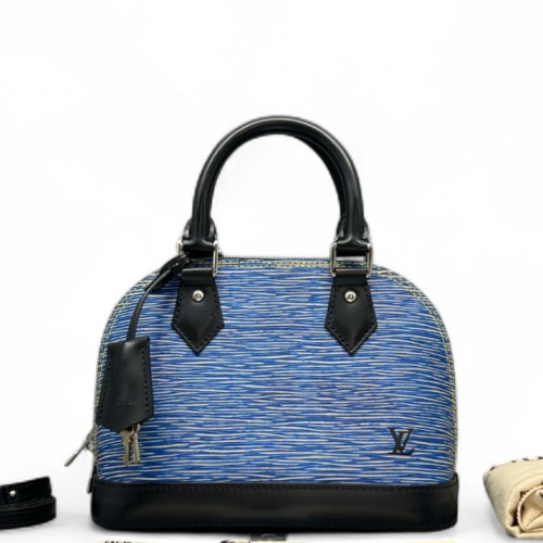 Louis Vuitton Alma BB Epi Blue Black