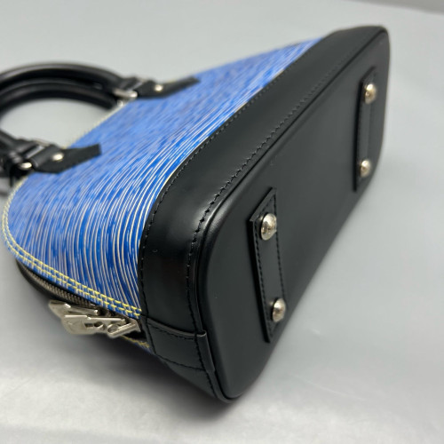 Louis Vuitton Alma BB Epi Blue Black