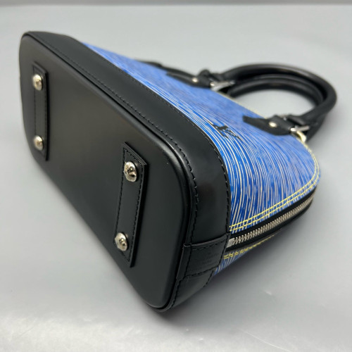 Louis Vuitton Alma BB Epi Blue Black