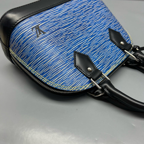 Louis Vuitton Alma BB Epi Blue Black