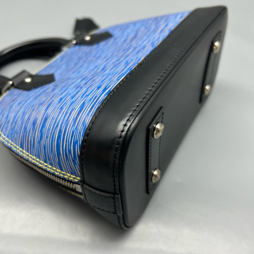 Louis Vuitton Alma BB Epi Blue Black