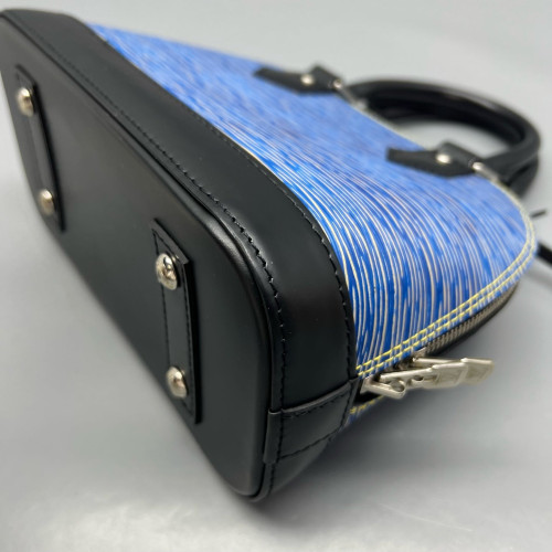 Louis Vuitton Alma BB Epi Blue Black