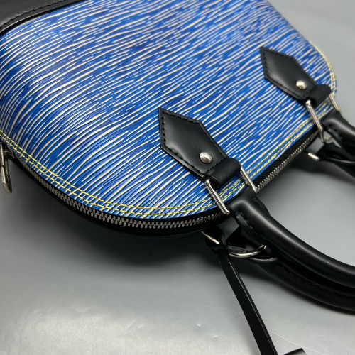Louis Vuitton Alma BB Epi Blue Black
