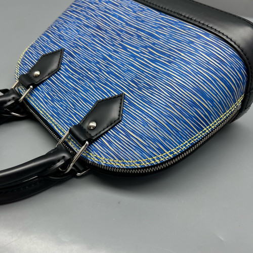 Louis Vuitton Alma BB Epi Blue Black