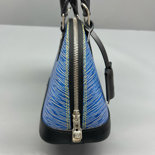Louis Vuitton Alma BB Epi Blue Black
