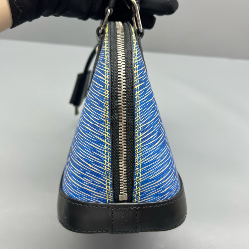 Louis Vuitton Alma BB Epi Blue Black