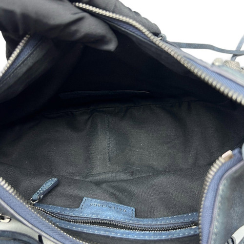 Balenciaga Studded Le Cagole Small Arena Lambskin Dark Blue