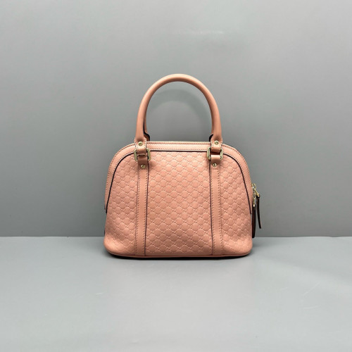 Gucci Mini Microguccissima Dome Bag Guccissima Pink