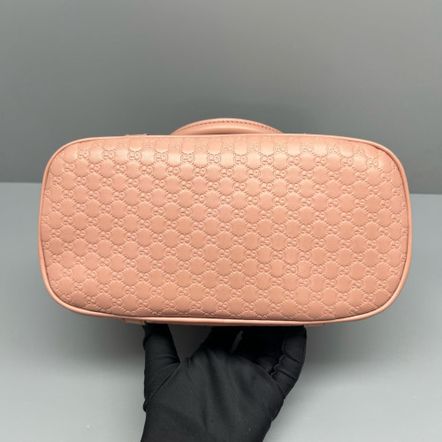 Gucci Mini Microguccissima Dome Bag Guccissima Pink