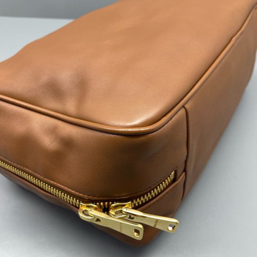 Miu Miu Beau Large Calfskin Tan