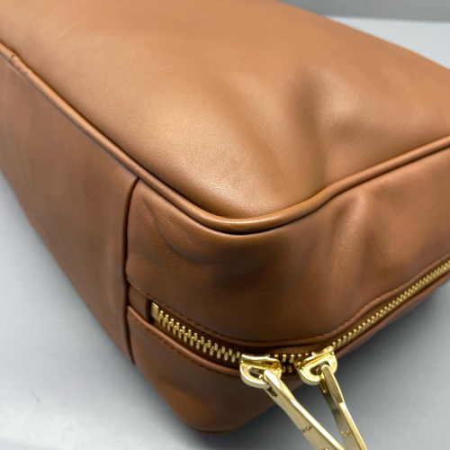 Miu Miu Beau Large Calfskin Tan